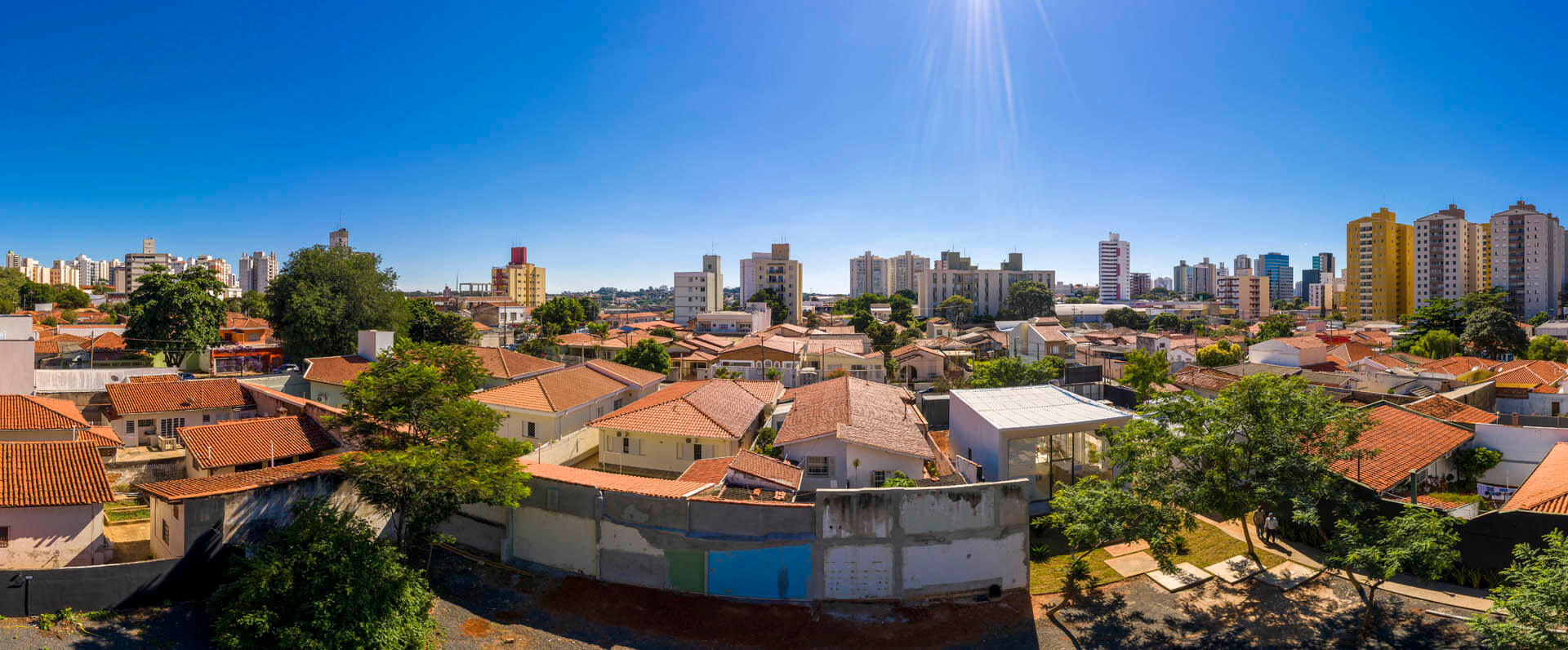 Vista dos aptos finais 2 e 4 - 3º andar