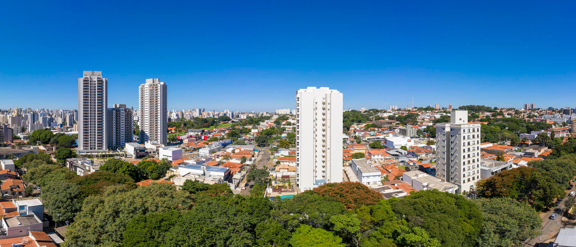 Vista dos aptos finais  1 e 3 - 13º andar
