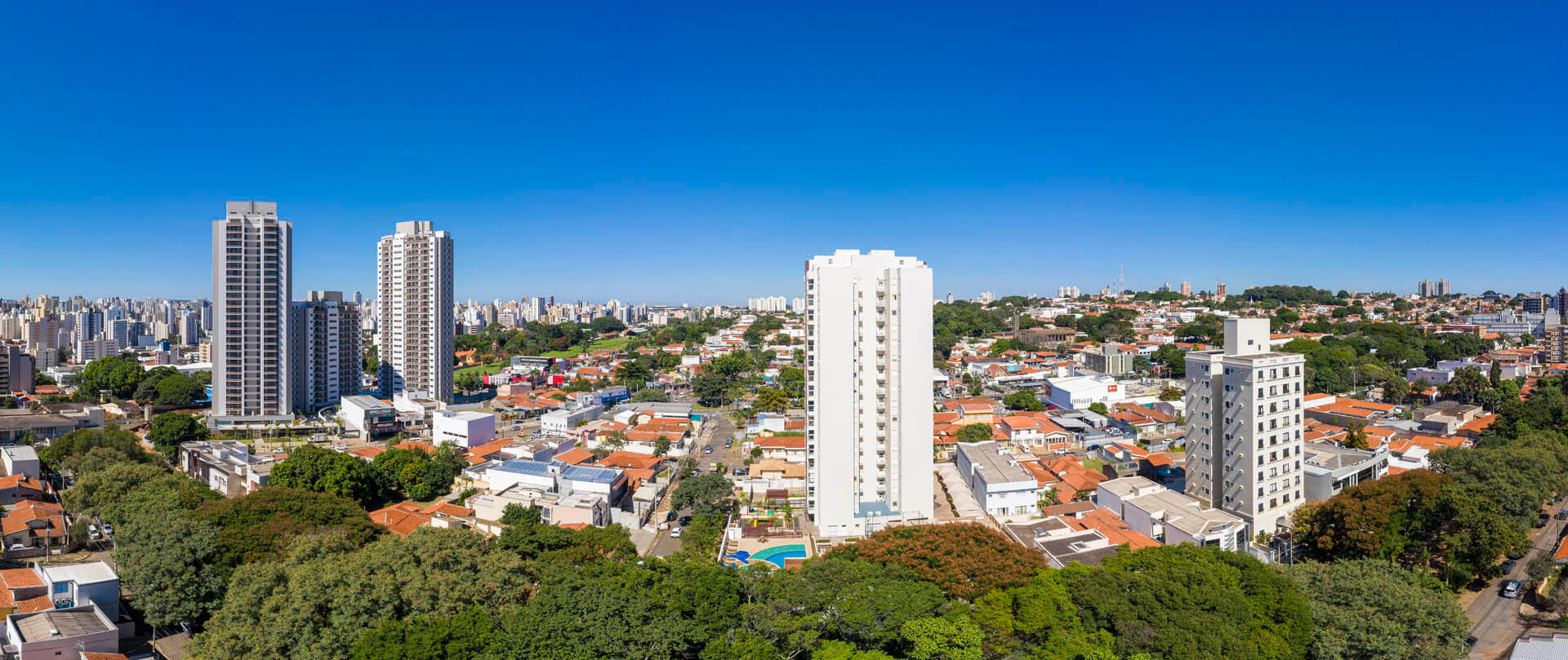 Vista dos aptos finais  1 e 3 - 14º andar