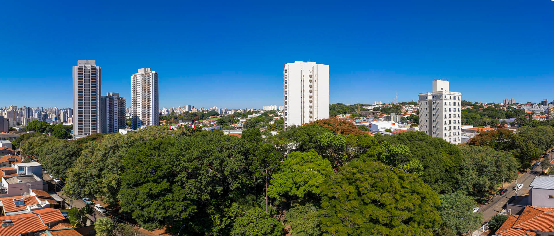 Vista dos aptos finais  1 e 3 - 8º andar